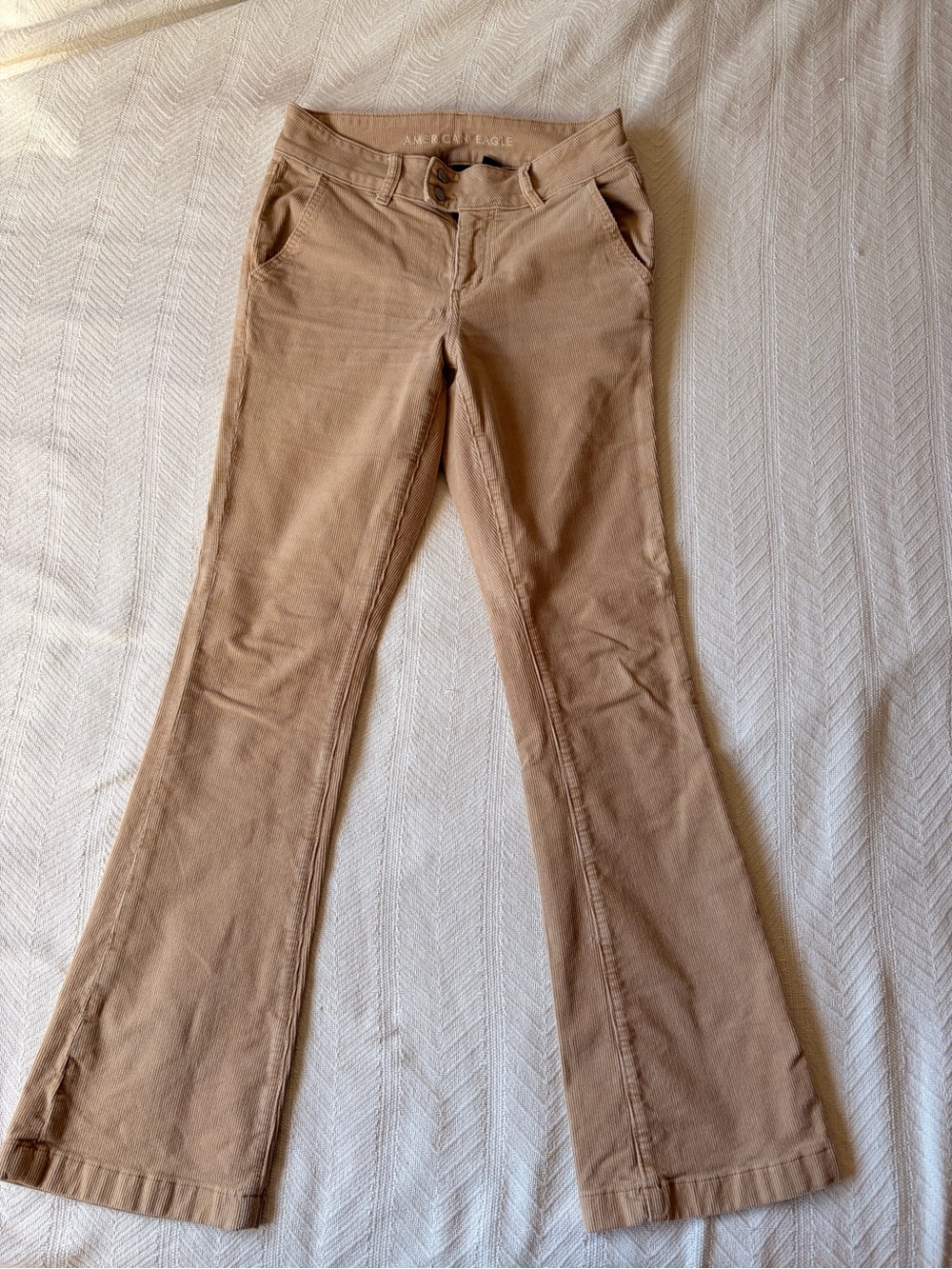 American Eagle High-Rise Kick Boot corduroy pants